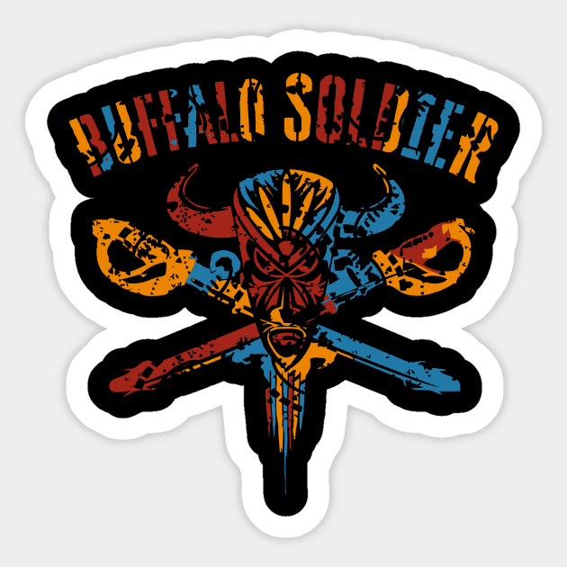 Buffalo Soldier 4.0 Sticker by 2 souls